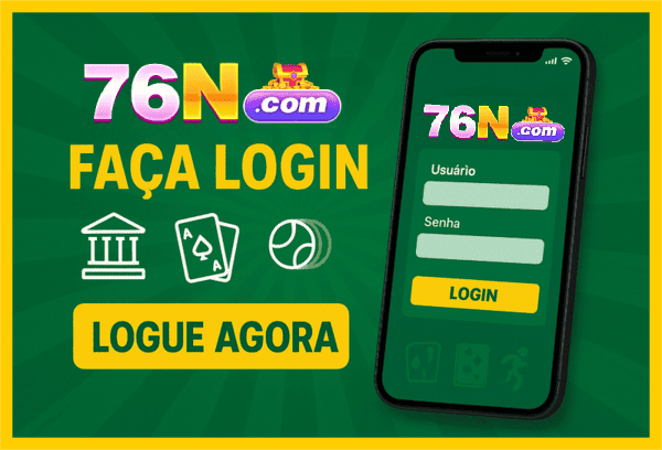 Imagem destacando login seguro na 76N para novos usuários